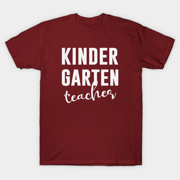 Kinder Garden Teacher T-Shirt by storyofluke